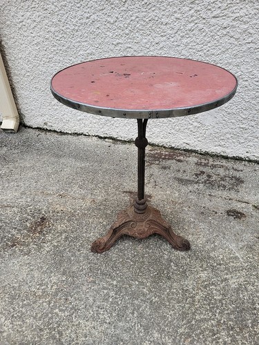 Gueridon bistrot rond pied - de,