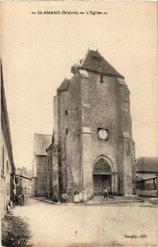 Cpa amand eglise - st-amand, l'eglise
