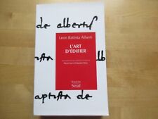 LEON BATTISTA ALBERTI - L' ART D' EDIFIER PHYSICIENS GEOMETRE ARITHMETICIEN