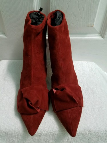 Zara leather ankle - ankle, eur