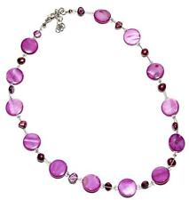 Collier Mauve Violet Nacre