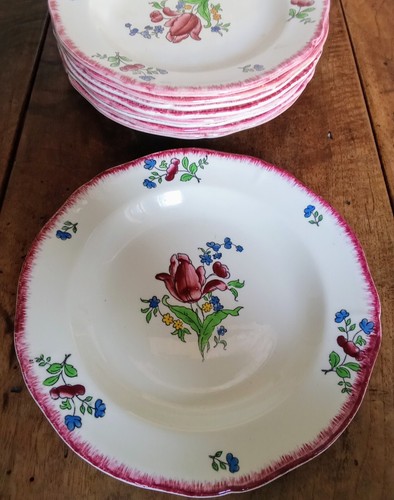 Lot anciennes assiettes - de,