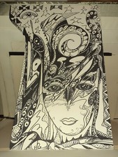 dessin feutre Signé Ginette