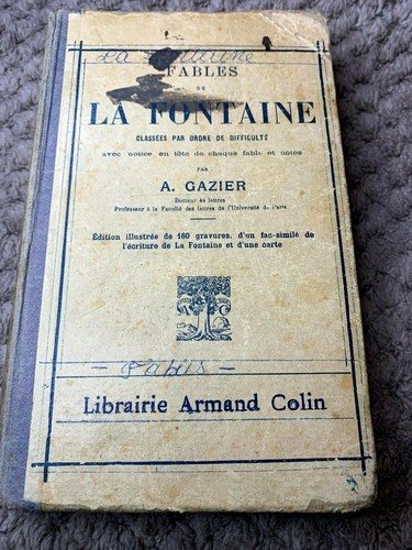 Livre ancien fables de - livre, la
