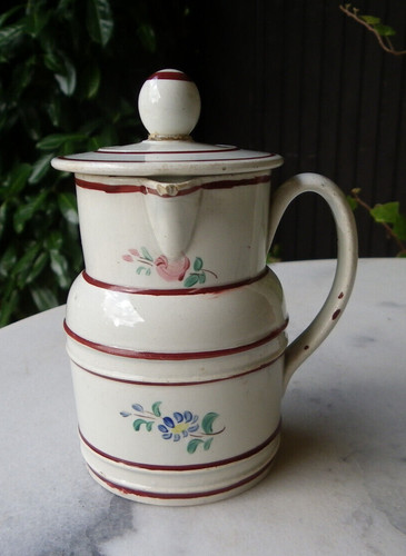 Pot lait faïence de - À,