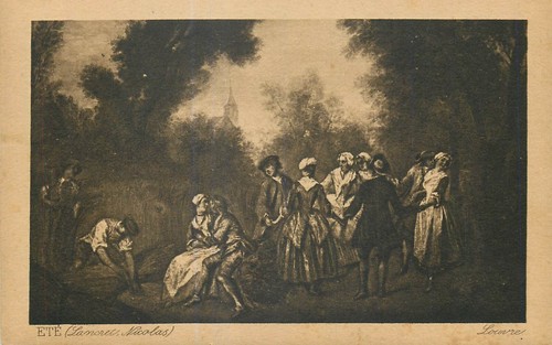 Tableau ete par lancret - cp,