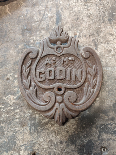 Blason poêle bois godin - blason, à