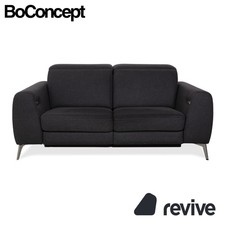 Sofa Canapé Pravo BoConcept Deux Places Gris Foncé Fonction Électrique