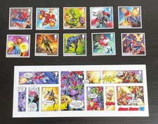Royaume Uni 2019 timbres Marvel