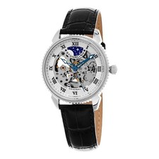 Stuhrling 835.01 835 01 Special Réserve Automatique Squelette Montre Cuir Homme