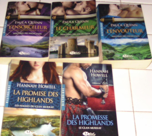 Lot livres milady - de, 5