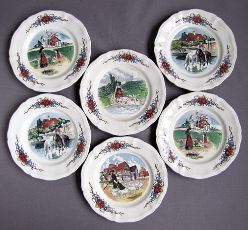 Assiettes dessert service - à,