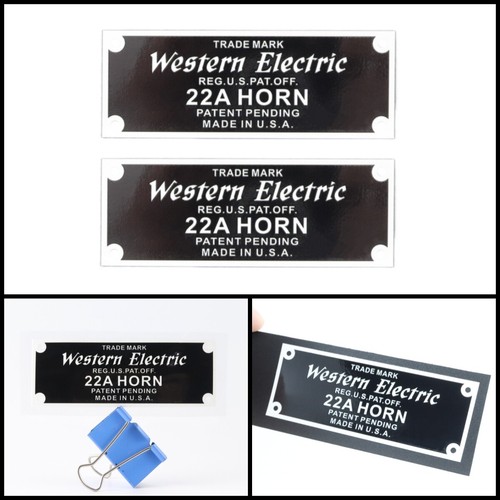 Western electric 22a horn logo - horn,