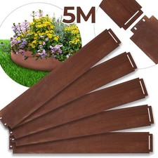 Bord de pelouse AluZinc 15x1M,5M bordure de lit en acier inoxydable bord de c...