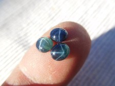 Lot de 3 saphirs cabochon