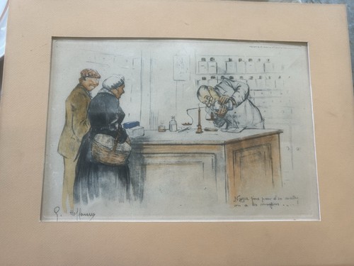 Gaston hoffmann gravure - gaston,