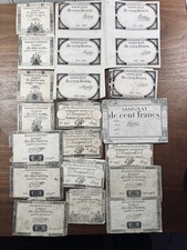Assignat Lot de 21 Assignats