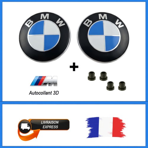 Logo emblème bmw 82mm - 2x,