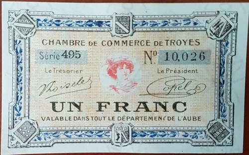 Billet franc chambre - billet,