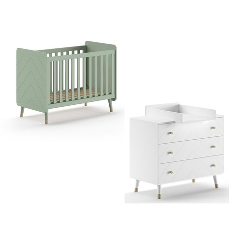 Pack lit bébé commode - commode, &