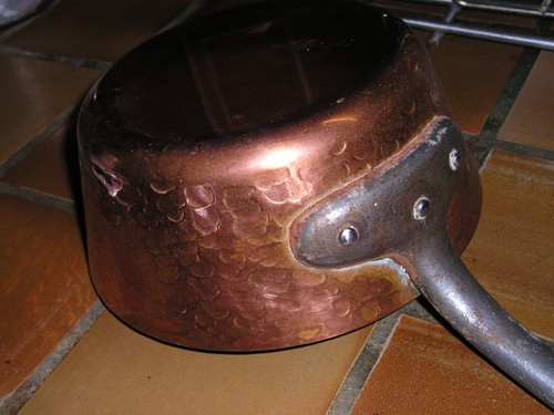 Casserole ancienne cuivre - ancienne, en