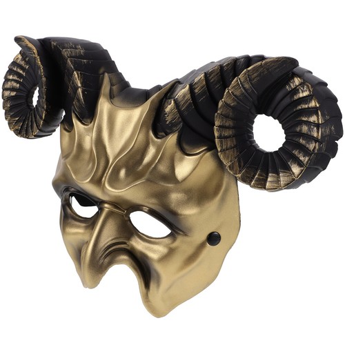 Masque corne boeuf - de,