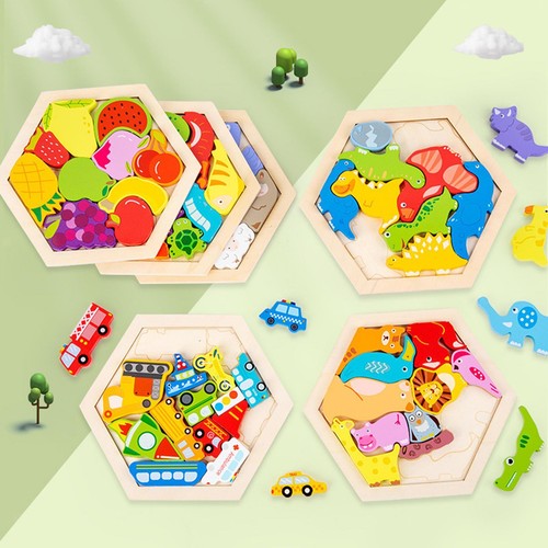 Puzzles bois blocs - puzzles,