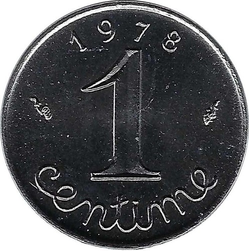 France centime epi 1978 - centime,
