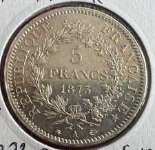 Superbe 5 Francs Hercule 1873