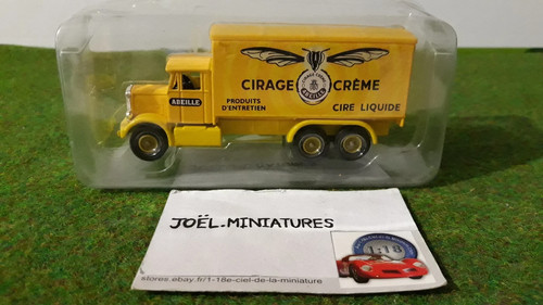 Camion fourgon cirage creme - cirage,