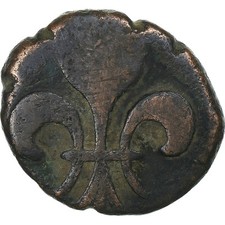 Inde française , Louis XV, Doudou, n.d. (1715-1774), Pondichéry, Bronze, TB