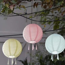 Lot de 3 lampions solaires d'extérieur résistants aux intempéries ciel - Lant...