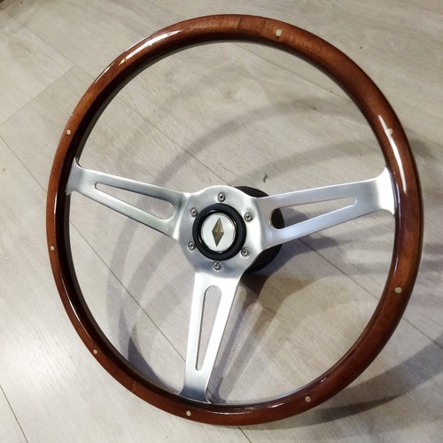 Volant bois rivets - &, 38cm