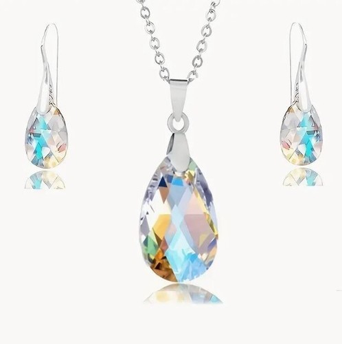 Parure collier boucles - collier,