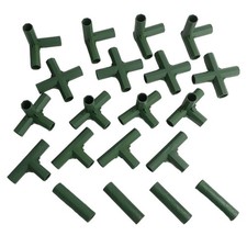 Jeu de connecteurs en plastique pour serres 20 pièces avec plusieurs options de