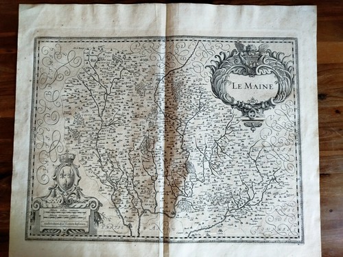 Carte maine - carte, du