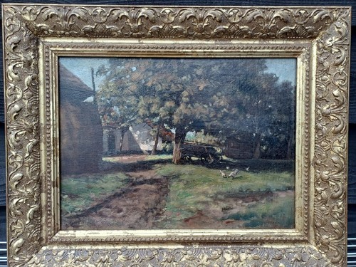 Tableau ancien paysage - ,