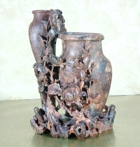 Superbe grand pot - , pinceau