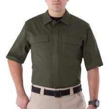 First Tactical Hommes V2 Manche Courte BDU Chemise Sécurité Top Combat OD Green