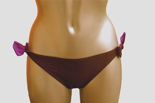 Bas maillot bain violet - bas,