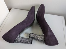 Escarpins Daim et Strass