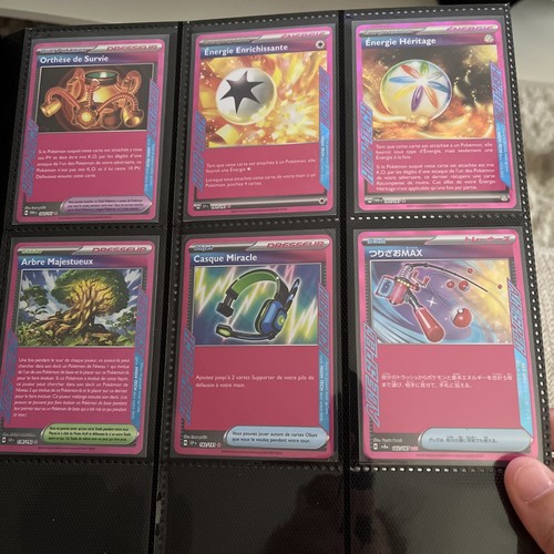 Lot cartes objet pokemon - de,