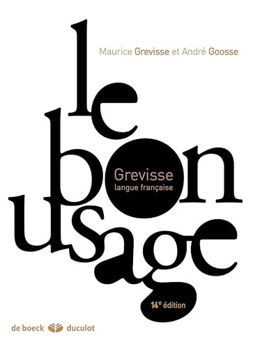 Bon usage 14e édition - le,