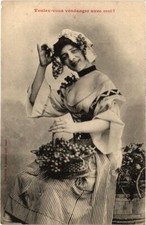 CPA AK Voulez-vous Vendanger