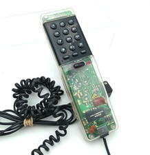 Téléphone plastique transparent ancien DAPY Design années 80 vintage