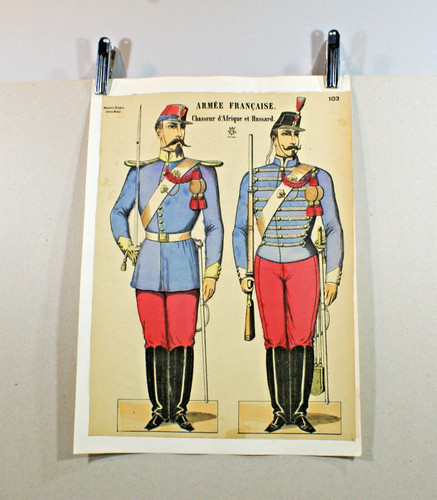 Litho imageries reunies armee - imageries, reunies,