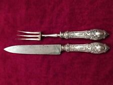  Service à Découper XIXème argent Massif Minerve ancien 