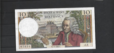 BILLET 10 FRANCS VOLTAIRE