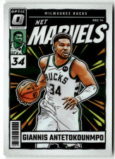 2024-25 Panini Donruss Optic NBA N° 6 Giannis Antetokounmpo Net Marvels