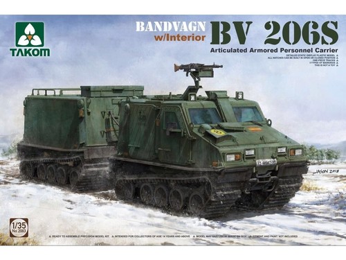 Takom bandvagn bv - takom, 206s